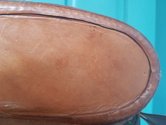 Leather Bag Tooled, Vintage Souvenir Purse, Shoul… - image 9