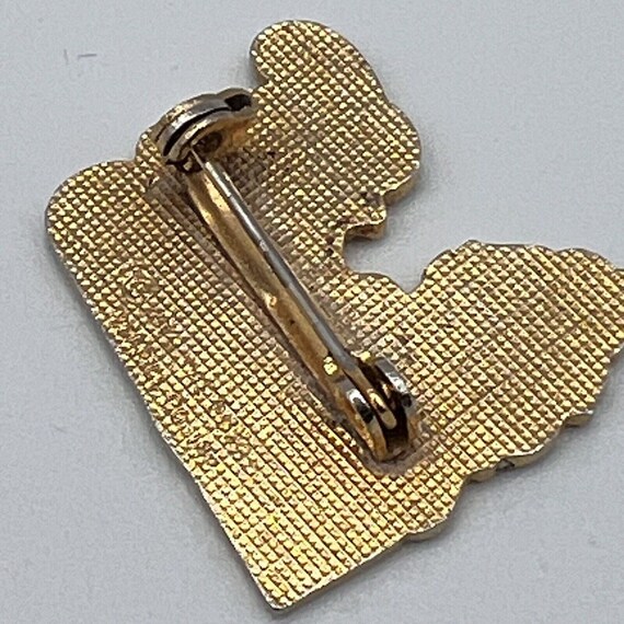 Vintage Raggedy Ann LOVE Brooch Pin Enamel Cloiso… - image 2
