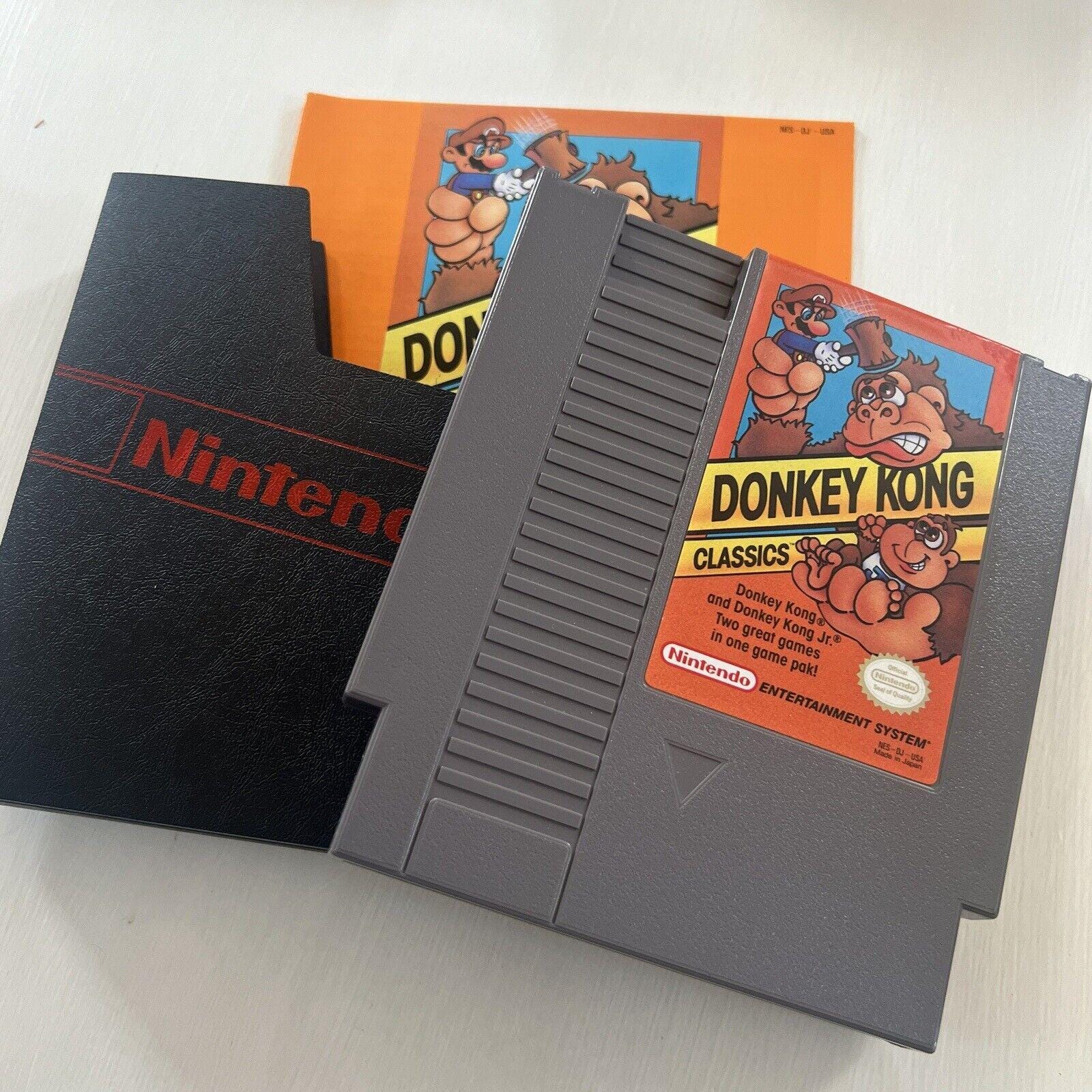 Donkey Kong Classics (Nintendo shops NES 1988) Complete W/ Box, manual, game, sleeve