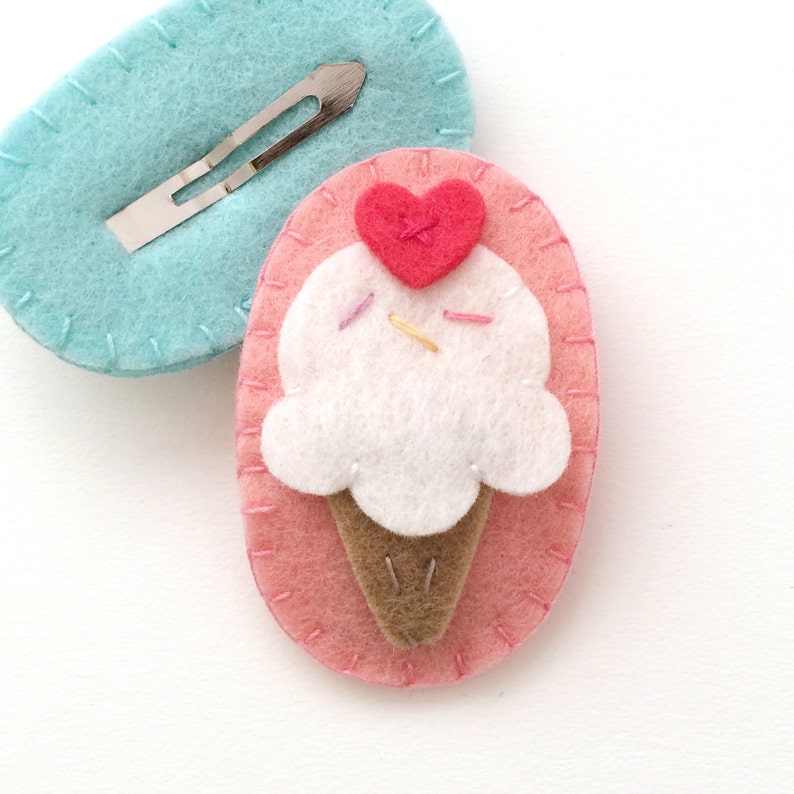 Icecream Hair Accessory Baby Hair Accessories Ice Cream Hair Etsy