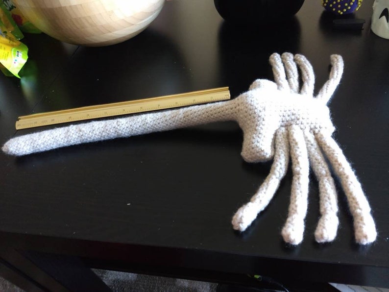 Crochet Alien Facehugger Plush Etsy