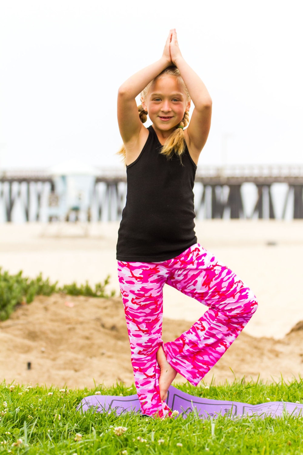  YogaBerries Mermaid Leggings for Girls Kids Pants