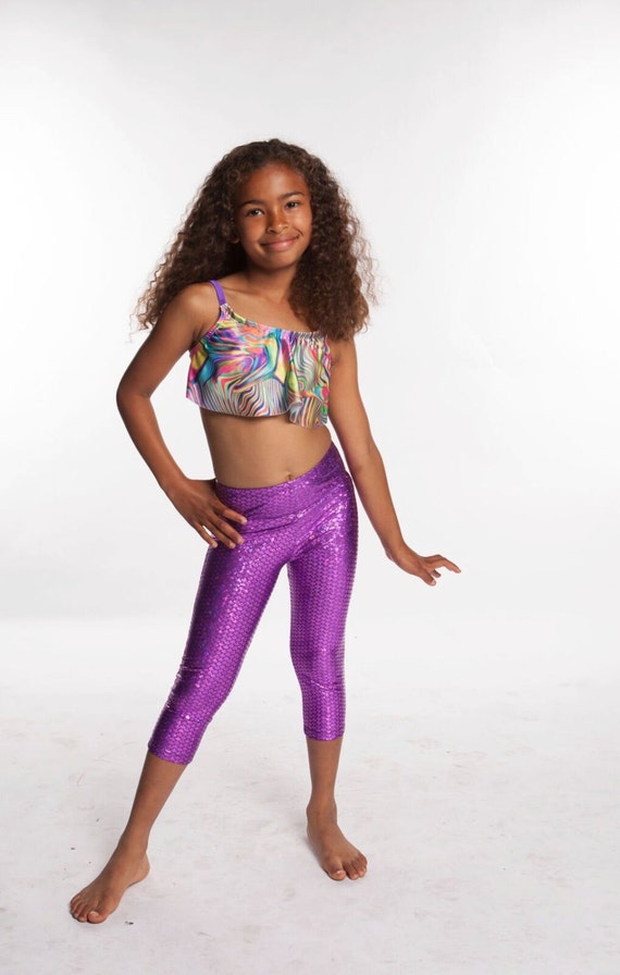 Purple Leggings  Purple leggings, Girls leggins, Leggings