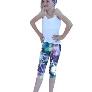 Tessuto in nylon e spandex Galaxy Storm venduto tagliato su misura