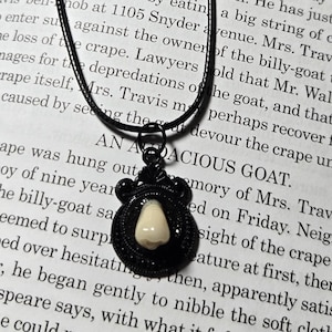 Bite Me: Faux Human Tooth Necklace – Fake Tooth Jewelry | Tooth Fairy Pendant | Gothic Teeth Necklace | Small Tooth Charm