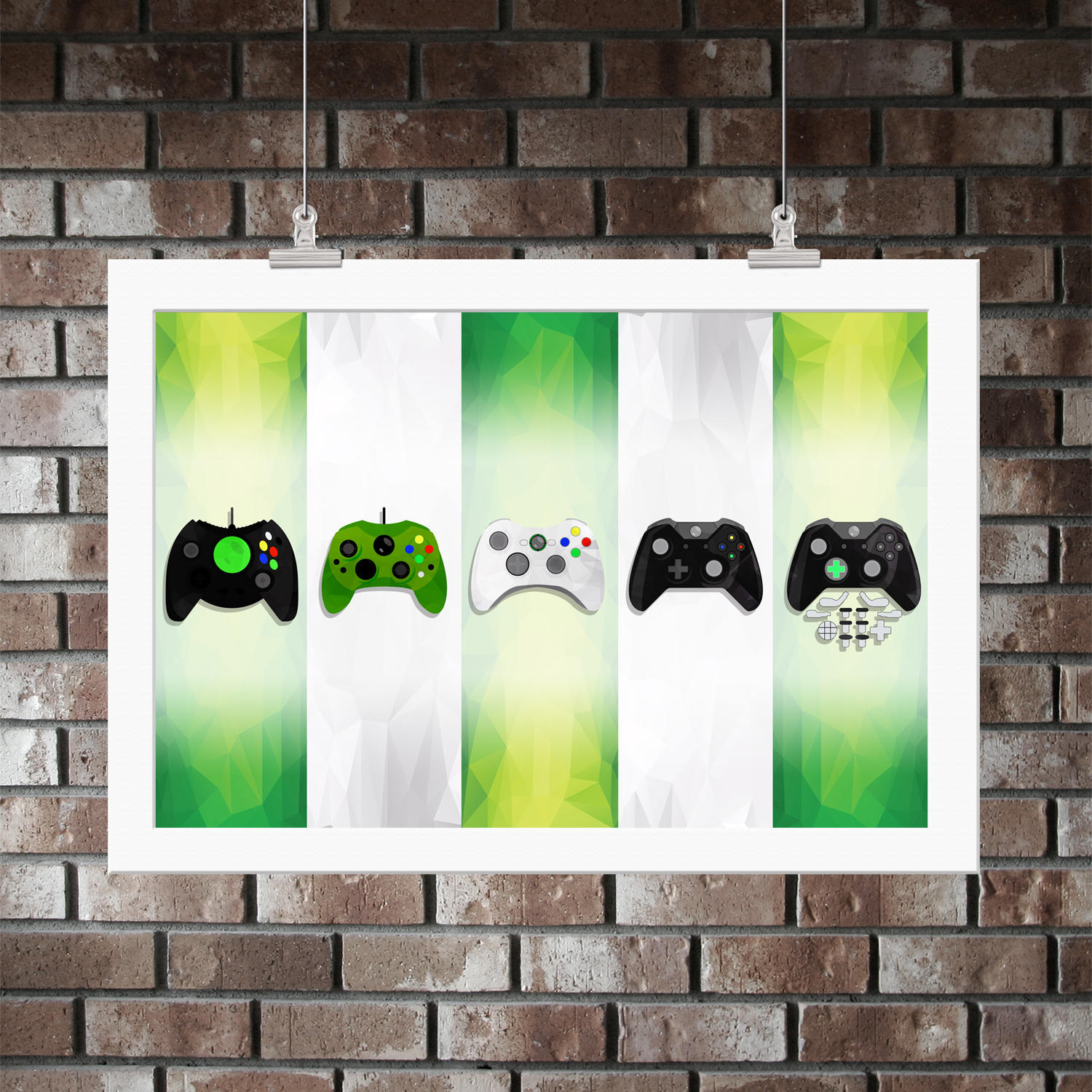 Custom Gifts Gaming Poster Gamer Print Art Gift Personalised Xbox one
