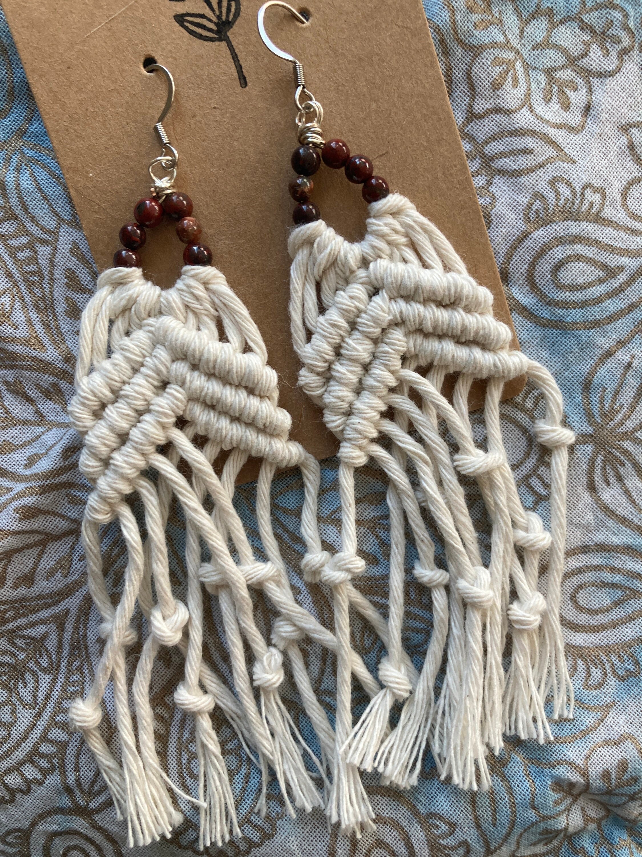 Macrame Earrings Etsy