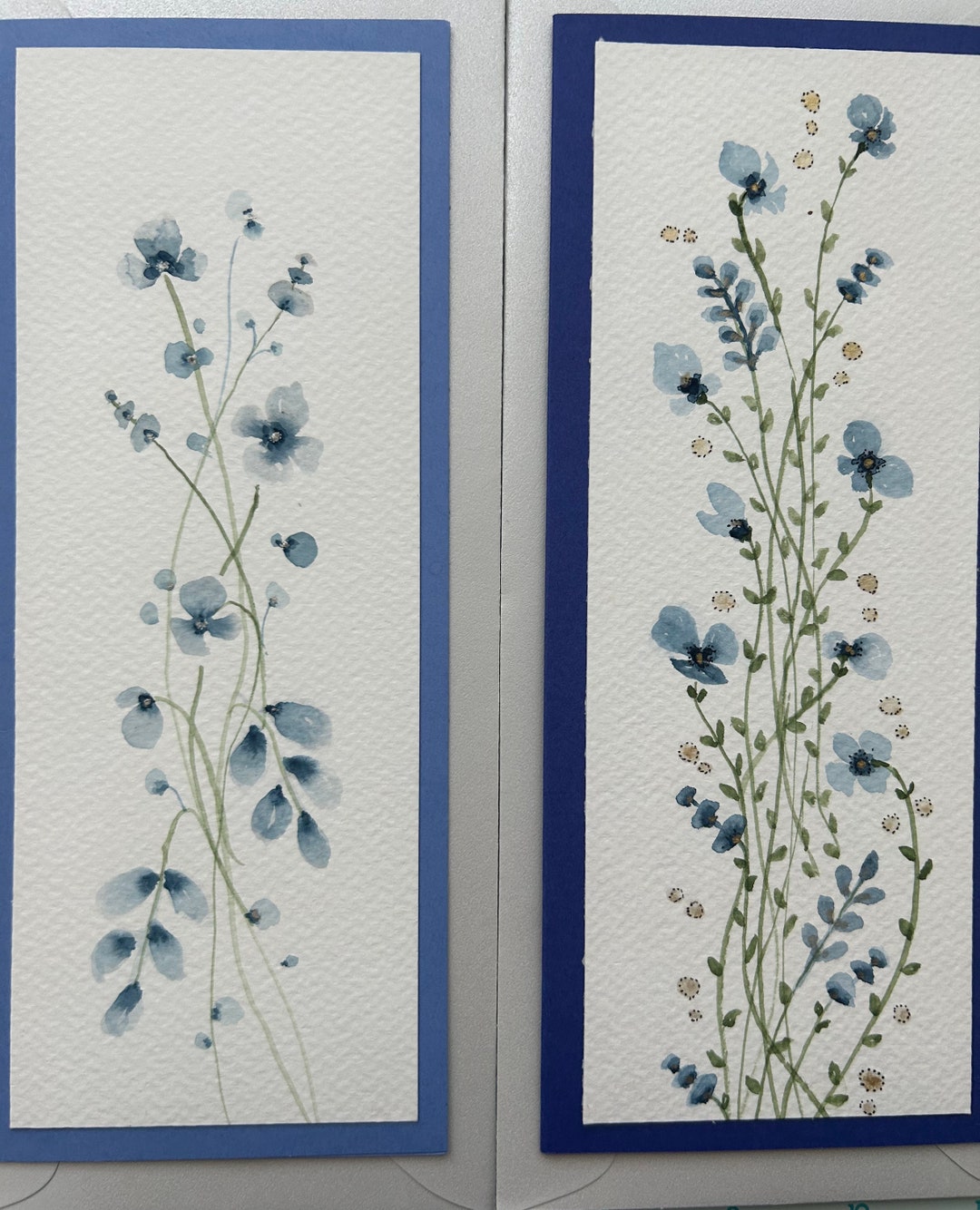 Hand-painted Watercolor Greeting Card With Envelope - Etsy