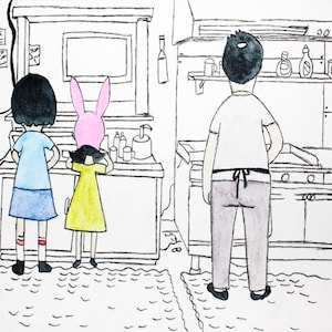 Bob&#39;s Burgers; end credits.. Print