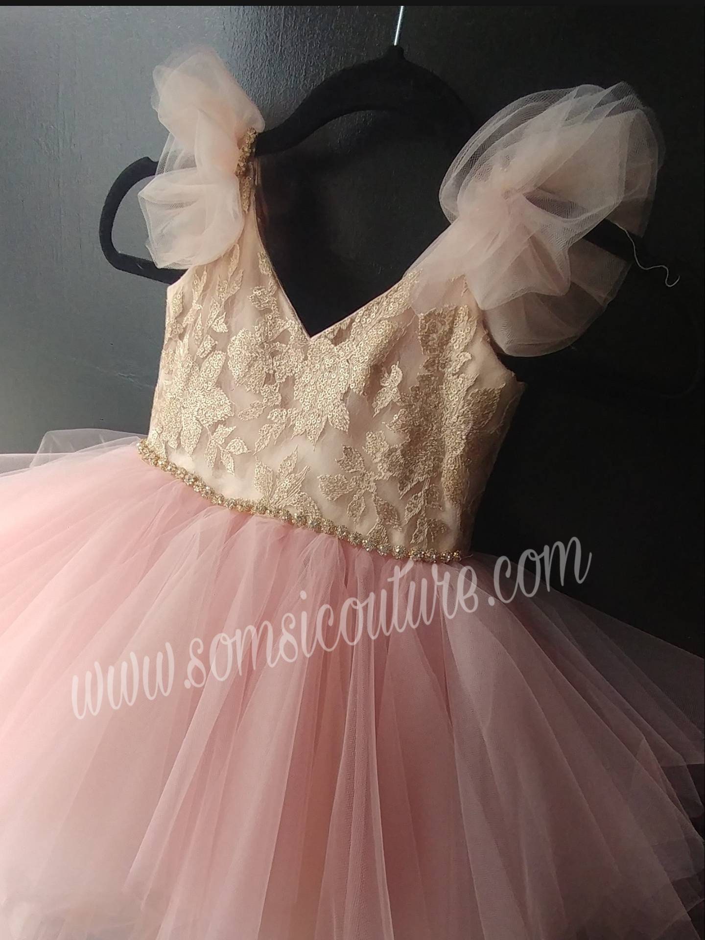 dusty pink occasion dress