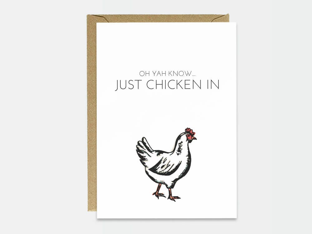 Funny Just Because Card Any Occasion Card Miss You Card Etsy