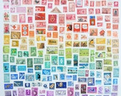 Rainbow Stamps Fine Art Print