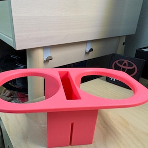 4Runner mugghållarinsats med telefonhållare: Byte/uppgradering av mittkonsol 2003-2009