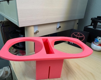 4Runner Cup Holder Insert with Phone Holder: 2003-2009 Center Console Replacement / Upgrade
