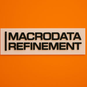 Macrodata Refinement Sign: 3D Printed PLA Desk Decor - Severance TV Show Inspired