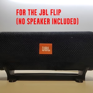 Soporte para altavoz JBL Flip: elegante soporte flotante que mejora el sonido para JBL Flip 3, Flip 4, Flip 5 y Flip 6. Soporte portátil para altavoz.
