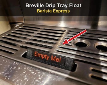 Breville Sage Barista Express Drip Tray Float Black PETG Replacement Part