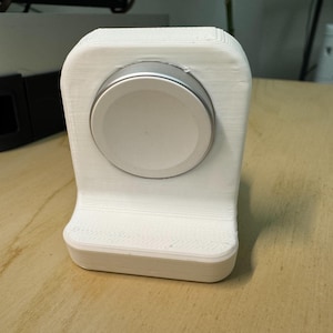 Apple Watch Stand Charging Dock Holder | Compact 3D Printed Nightstand Organizer | Minimalist Charger Mount for Series 9 8 7 6 SE Ultra