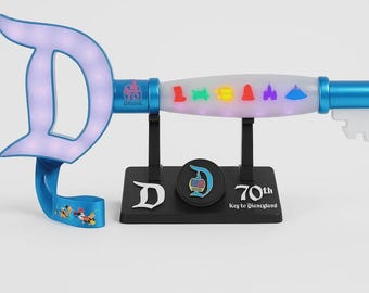 Disney Parks Disneyland 70th Anniversary Display Stand for the Interactive Key