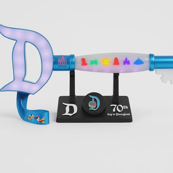 Disney Parks Disneyland 70th Anniversary Display Stand for the Interactive Key