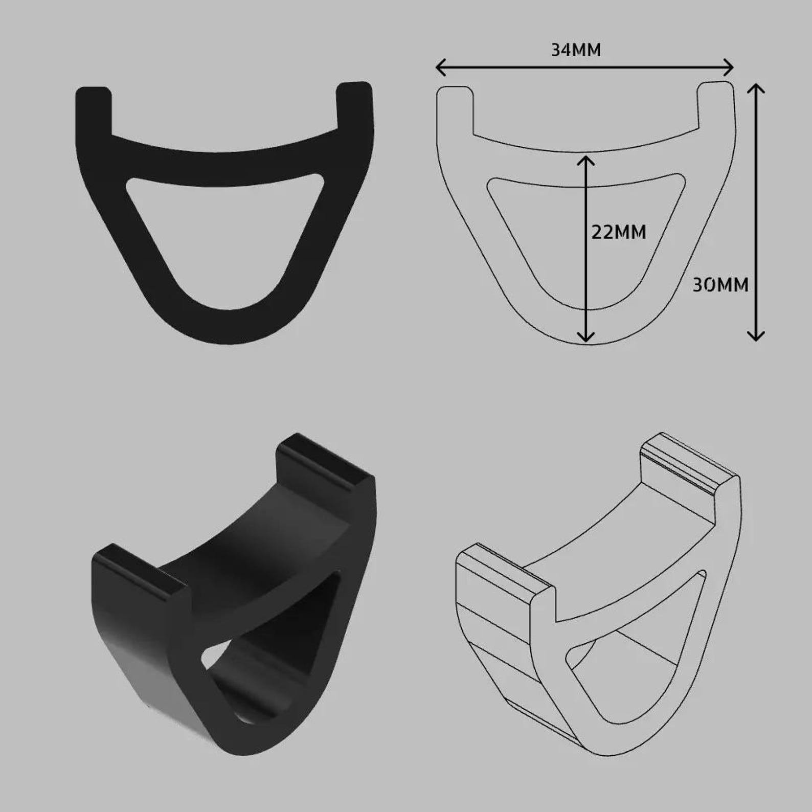 Keys Keyboard Riser 3D Printed Ergonomic Keyboard Riser Feet for Logitech MX Keys - Etsy