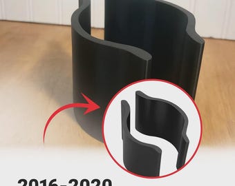 2016-2020 Tesla Model S X Front Console Cup Holder Divider Insert Upgrade (2 Pieces)
