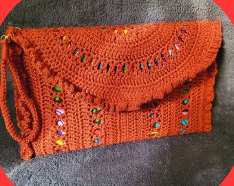 Crochet pouch