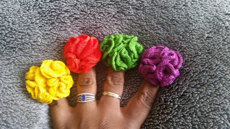 Crochet salad ring image 3