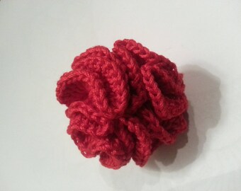 new wave pattern crochet ring