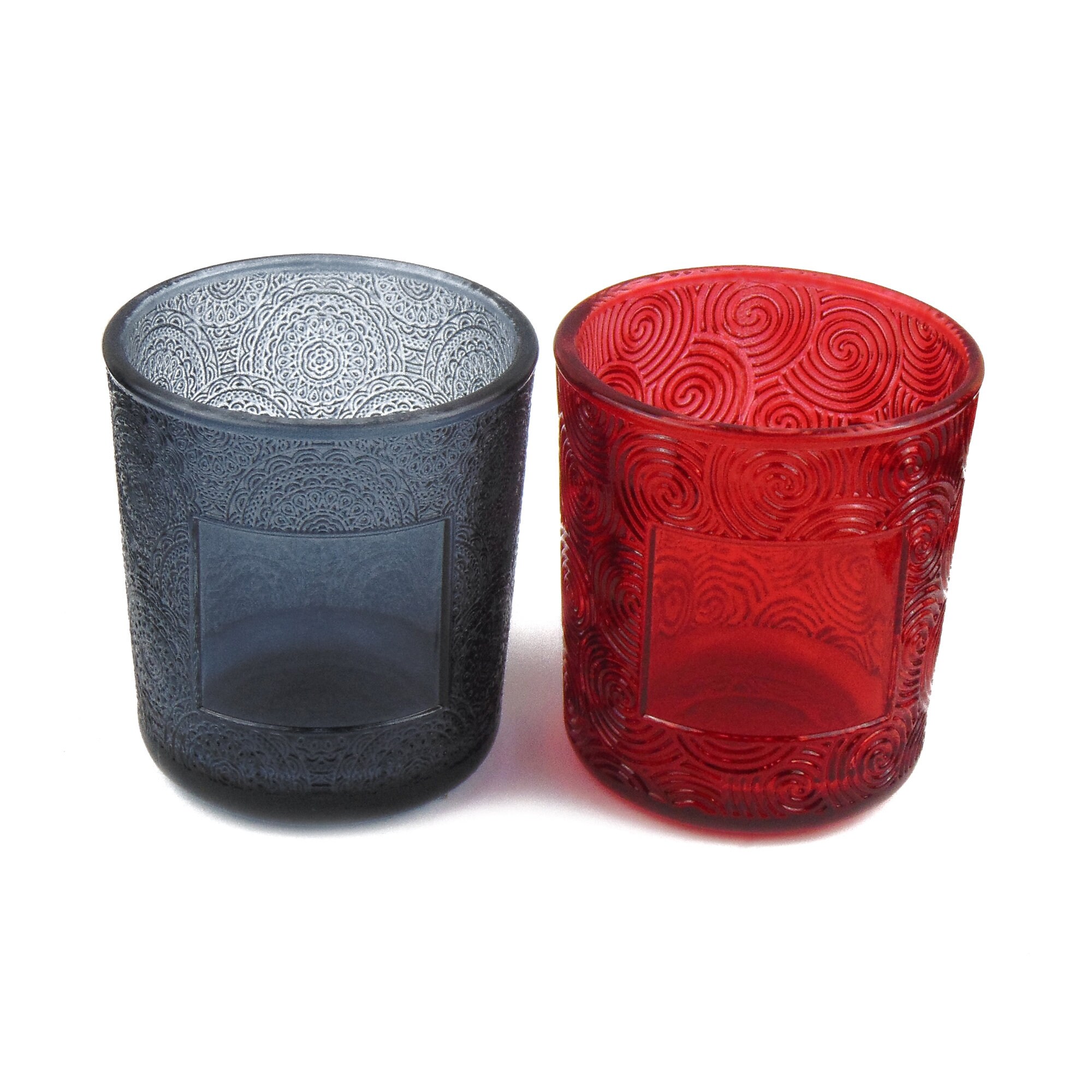 12 Pcs Embossed Candle Empty Jars 8 Oz Metal Gold Lids Etsy Australia