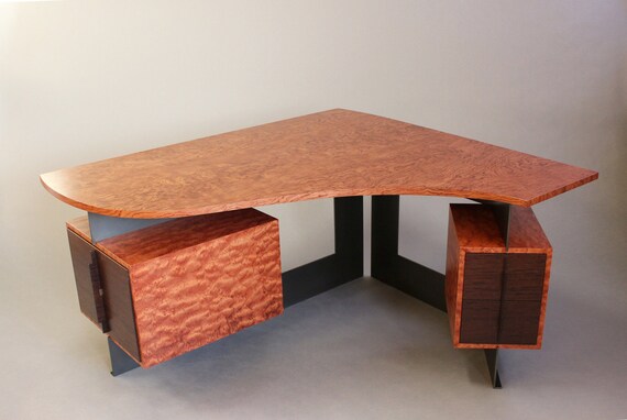 Piano Desk Unique Desk Modern Desk Contemporary Desk Metal Etsy