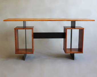 Scarlet Display Table,Modern Hall Table,Modern sofa Table,Unique Hall Table,Modern Furniture,Art display,Wood And metal Table,Wood And metal