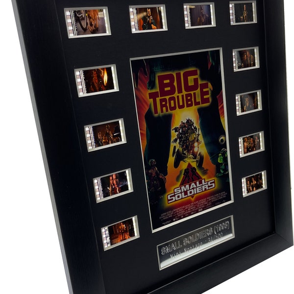 Small Soldiers (1998)  filmcell ( We recommend adding the lightbox when ordering , if you want to see all the 35mm cells in full effect)