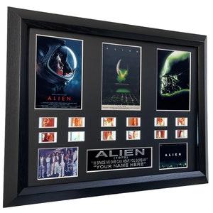 Alien CUSTOM Personalised  movie (1979)  Engraved  Signed   Filmcell,