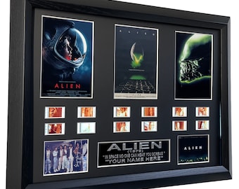 Alien CUSTOM Personalised  movie (1979)  Engraved  Signed   Filmcell,