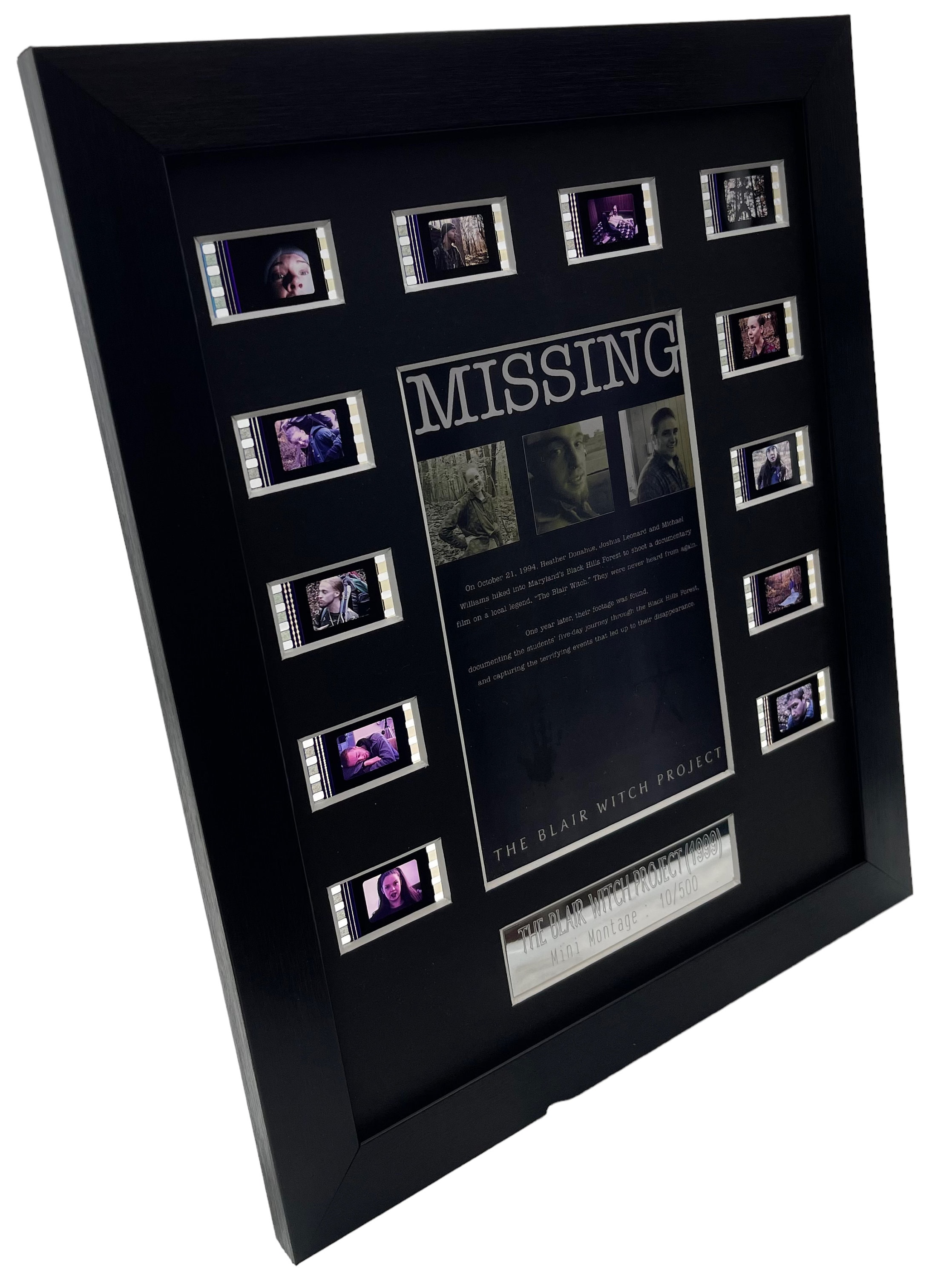 2) Missing :  The Blair Witch Project (1999)   35mm original filmcell