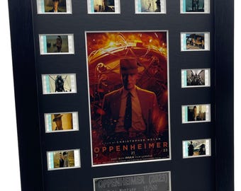 Oppenheimer (2023) Filmzelle, ausgestattet mit Leuchtkasten