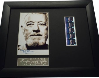 Star Wars A New Hope Signierter Filmcell: Obi wan Kenobi (Alec Guinness).