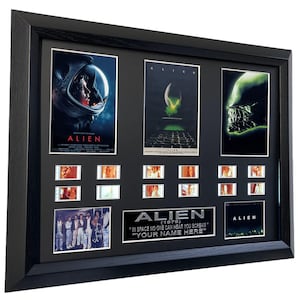 Alien CUSTOM Personalised movie (1979) Engraved Signed Filmcell,