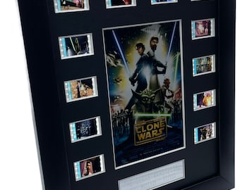 Star Wars: The Clone Wars (2008) filmcell, (Recomendamos agregar la caja de luz al realizar el pedido)