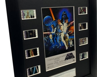 Star Wars A New Hope (1977) filmcell , ( We recommend adding the lightbox when ordering )