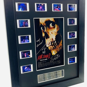 Fotograma firmado de Evil Dead 2 (1987), clásico de culto del terror.