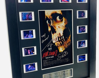 Signed  Evil Dead 2  (1987 ) filmcell , Horror Cult Classic