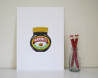 Marmite Iconic British Food Brand High Quality Art Print