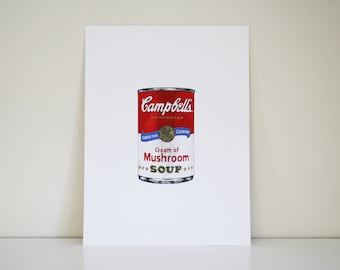 Campbells Soup Tin, Iconic Food Brand High Quality Art Print