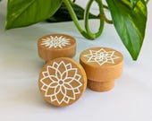 Drawer knobs, Boho Home Décor, Mandala Design