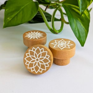 Drawer knobs, Boho Home Décor, Mandala Design