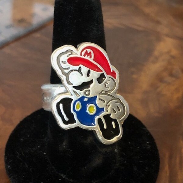 MARIO ring sterling silver USA!