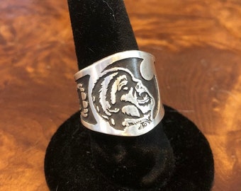 Gunther Grant Wolfman Ring Sterling Silver USA