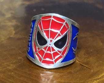 SPIDERMAN ring sterling silver USA